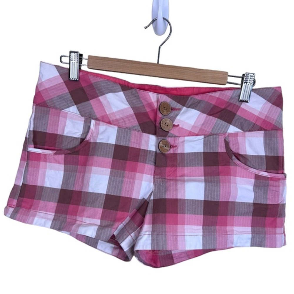 Oakley plaid shorts front pockets size 11/12